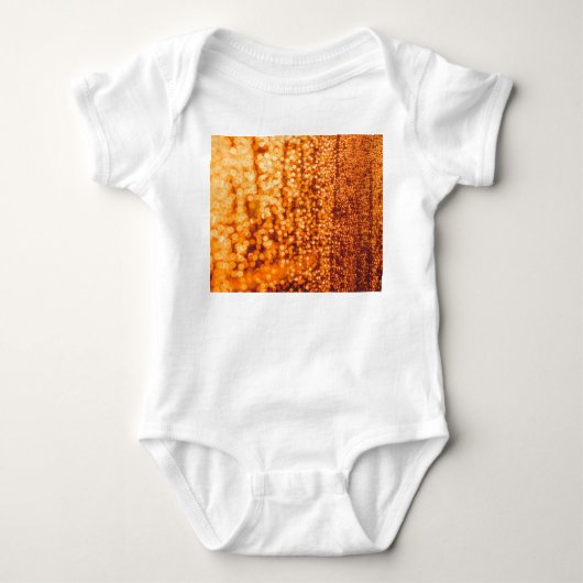 Oranje regendruppels op glas, abstracte achtergron romper (Voorkant)