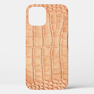 Oranje Reptielleer Textuur Ontwerp Case-Mate iPhone Case