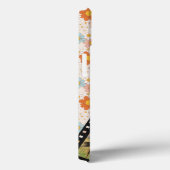 Oranje Retro Daisy 4 Foto Paard Collage Naam Case-Mate iPhone Case (Achterkant / Rechts)