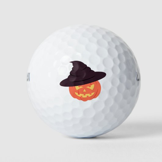 Oranje retropompoen golfballen (Voorkant)