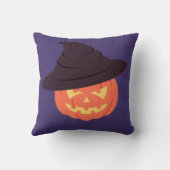 Oranje retropompoen kussen (Achterkant)