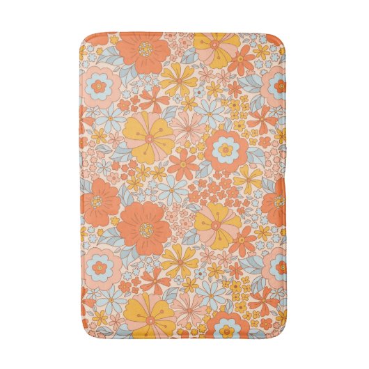 Oranje retrorventilator badmat (Voorkant Verticaal)