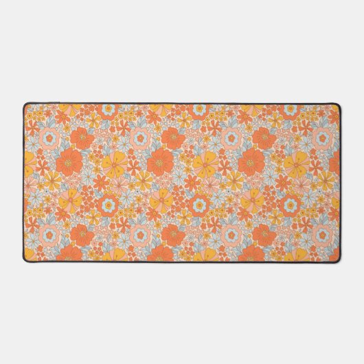 Oranje retrorventilator bureaumat (Voorkant)