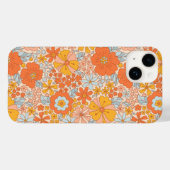 Oranje retrorventilator Case-Mate iPhone case (Achterkant (horizontaal))