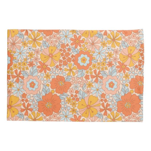 Oranje retrorventilator kussensloop (Achterkant)