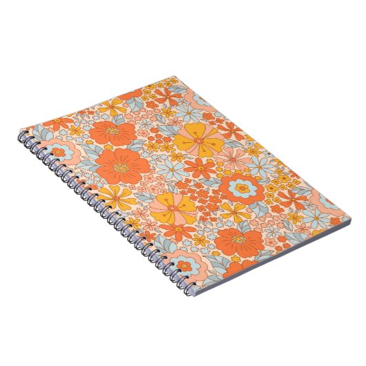 Oranje retrorventilator notitieboek (Rechterzijde)