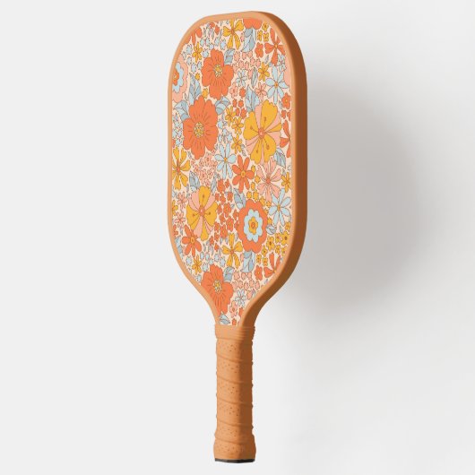 Oranje retrorventilator pickleball paddle (Links)