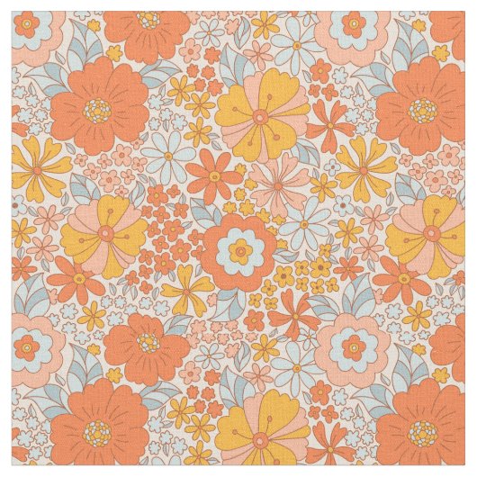 Oranje retrorventilator stof (Close Up)