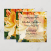 Oranje Rhododendron Flowers 80th Birthday Party Kaart (Voorkant / Achterkant)