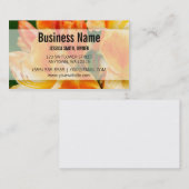 Oranje Rhododendron Flowers Visitekaartje (Voorkant / Achterkant)