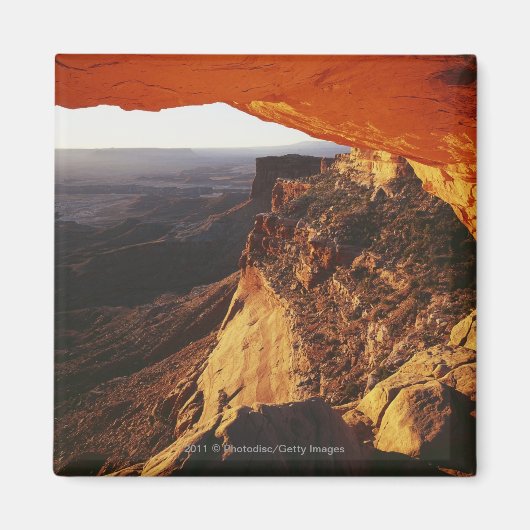 Oranje Rock Overhand en Rocky Canyon Magneet (Voorkant)