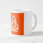 Oranje Rocket Mok (Voorkant rechts)