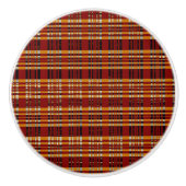 Oranje rode bruine slaapkamer Dresser Keramische Knop (Voorkant)