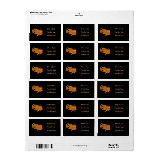 Oranje Rode Duivel Etiket (Full Sheet)