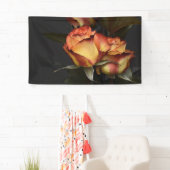 Oranje, rode en gele rozen spandoek (Insitu)