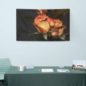 Oranje, rode en gele rozen spandoek (Beurs)