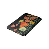 Oranje rode gele papaver bloemen Bath Mat (Gekanteld)