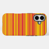 Oranje rode gele strepen Case-Mate iPhone case (Achterkant (horizontaal))