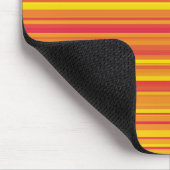 Oranje rode gele strepen muismat (Hoek)