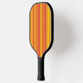 Oranje rode gele strepen pickleball paddle (Links)