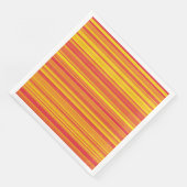 Oranje rode gele strepen servet (Hoek)