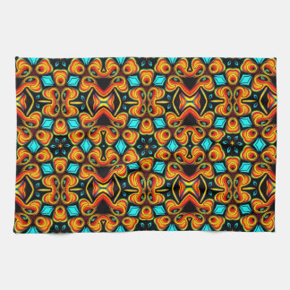 Oranje rode gepatenteerde keukenhanddoek