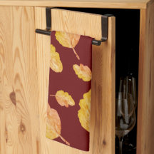 Oranje rode gezellige herfstherfstbladeren