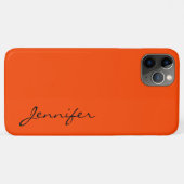 Oranje-rode kleur achtergrond Case-Mate iPhone case (Achterkant (horizontaal))