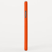 Oranje-rode kleur achtergrond Case-Mate iPhone case (Achterkant/rechts)
