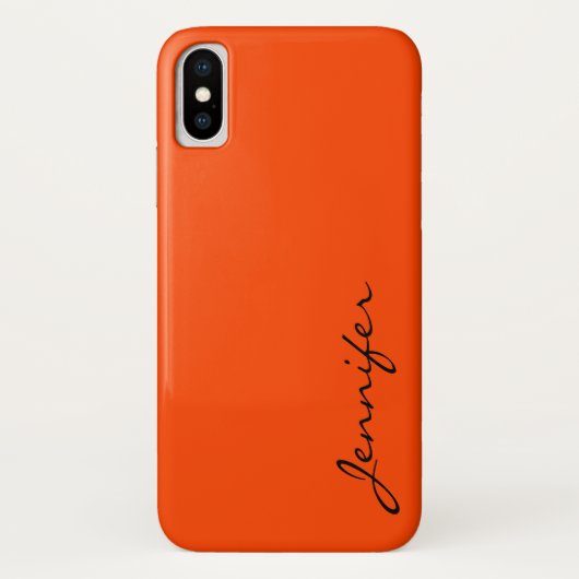 Oranje-rode kleur achtergrond Case-Mate iPhone case (Achterkant)