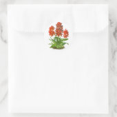 Oranje rode orchidee ventilator_GC - Sticker (Tas)