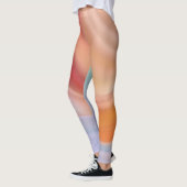 Oranje rode paarse groene leggings voor vloeiende  (Links)