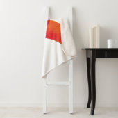 Oranje rode papavervlinder met Jouw naam Sherpa Deken (In situ)