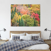 Oranje rode Struik Canvas Afdruk (Insitu (Slaapkamer))