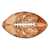 Oranje rode, vulkanische rotstekening american football (Voorkant)