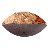 Oranje rode, vulkanische rotstekening american football (Gedraaid 270)