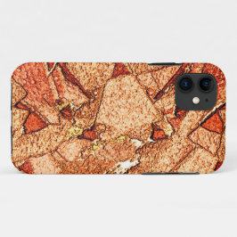 Oranje rode, vulkanische rotstekening Case-Mate iPhone case