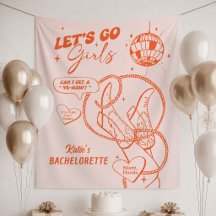 Oranje Rodeo Bachelorette Feest Nash Bach Tapijt