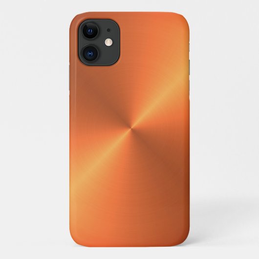 Oranje Roest Glans Case-Mate iPhone Case (Achterkant)