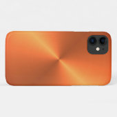 Oranje Roest Glans Case-Mate iPhone Case (Achterkant (horizontaal))