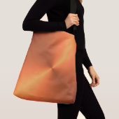 Oranje Roest Glans Crossbody Tas (Dichtbij)