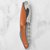 Oranje Roest Glans Kurkentrekker (Achterkant)