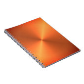 Oranje Roest Glans Notitieboek (Rechterzijde)