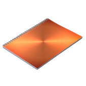 Oranje Roest Glans Notitieboek (Linkerzijde)