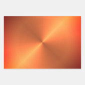 Oranje roestglans inpakpapier vel (Voorkant)