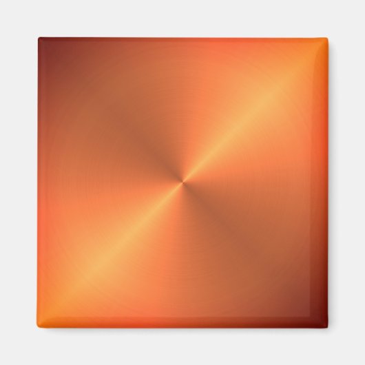 Oranje roestglans magneet (Voorkant)