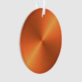 Oranje roestglans ornament (voorkant)
