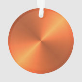 Oranje roestglans ornament (achterkant)