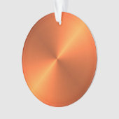 Oranje roestglans ornament (voorkant)