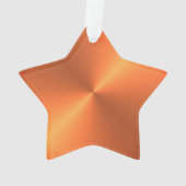 Oranje roestglans ornament (achterkant)